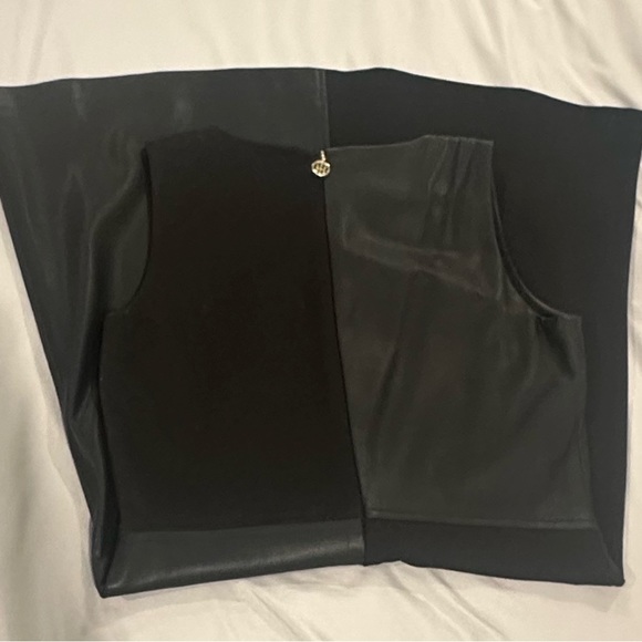 Tommy Hilfiger block faux leather dress - Picture 5 of 6